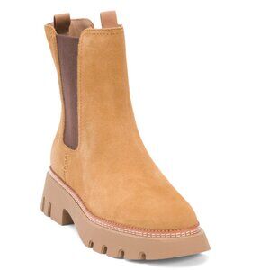 COLE HAAN Golden Honey Suede Devon Chelsea Boots